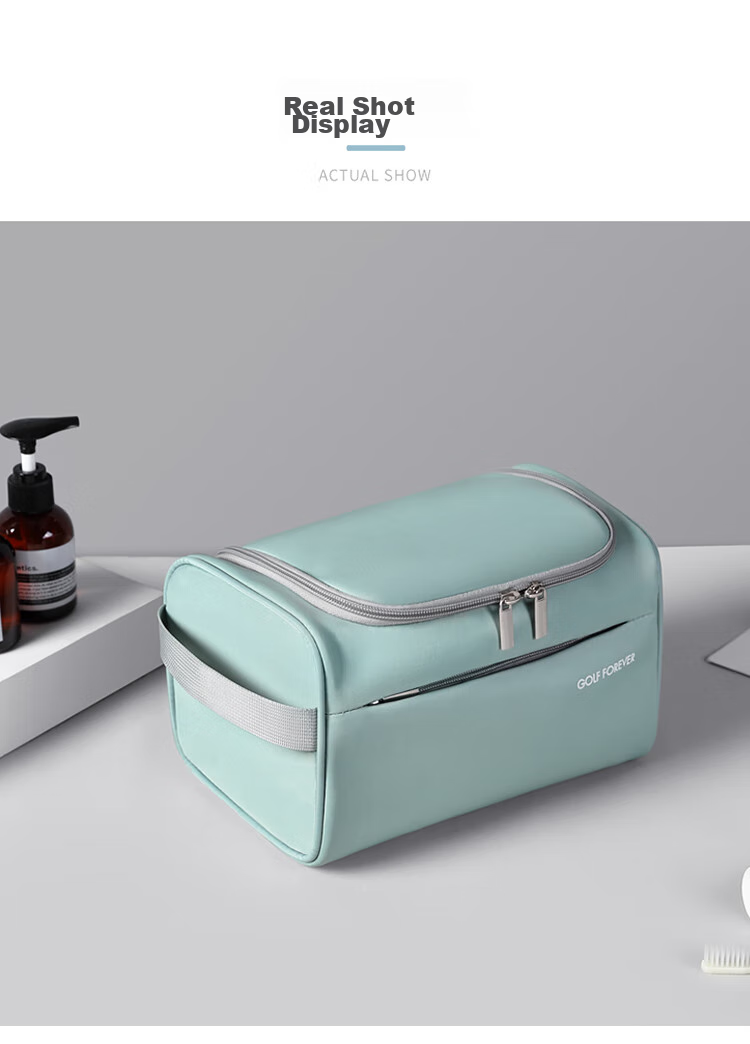 GOLF Toiletry Bag, Travel Organizer Bag, Portable Makeup Bag for Men And Women, Multifunctional Large Capacity Wash Bag, Elegant Black 12