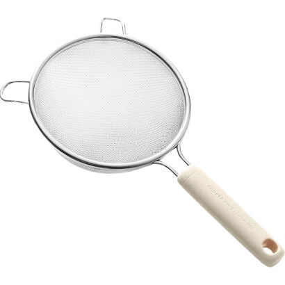 Дуршлаг COOKER KING с двойной ручкой, мелкая сетка из нержавеющей стали 304, сито для соевого молока, ситечко для детского питания, большой размер, 35 меш