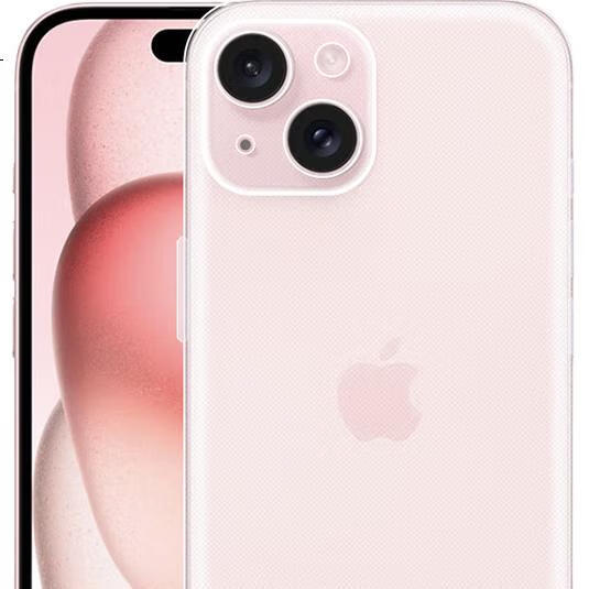 Чехол Snowkids для iPhone 15 Plus, противоударный, ультратонкий, прозрачный, силиконовый, мягкий ТПУ, защитный чехол для Apple iPhone 15 Plus, пылезащитный