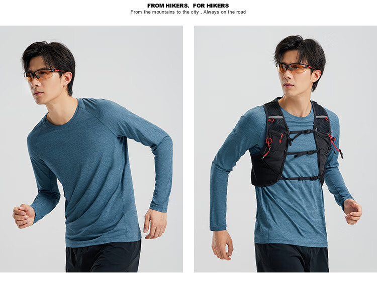 Toread Quick-Dry Long Sleeve T-Shirt Men Outdoor Summer Moisture-Wicking Breathable Ultra-Thin High Elasticity Sports Hiking Mountaineering Base Layer Shirt 16