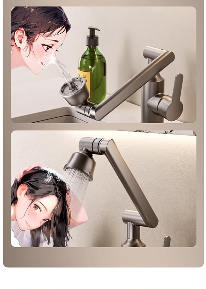Rosecret Stainless Steel Basin Faucet Bathroom Sink Mixer Tap Hot and Cold Water Faucet Germany 11