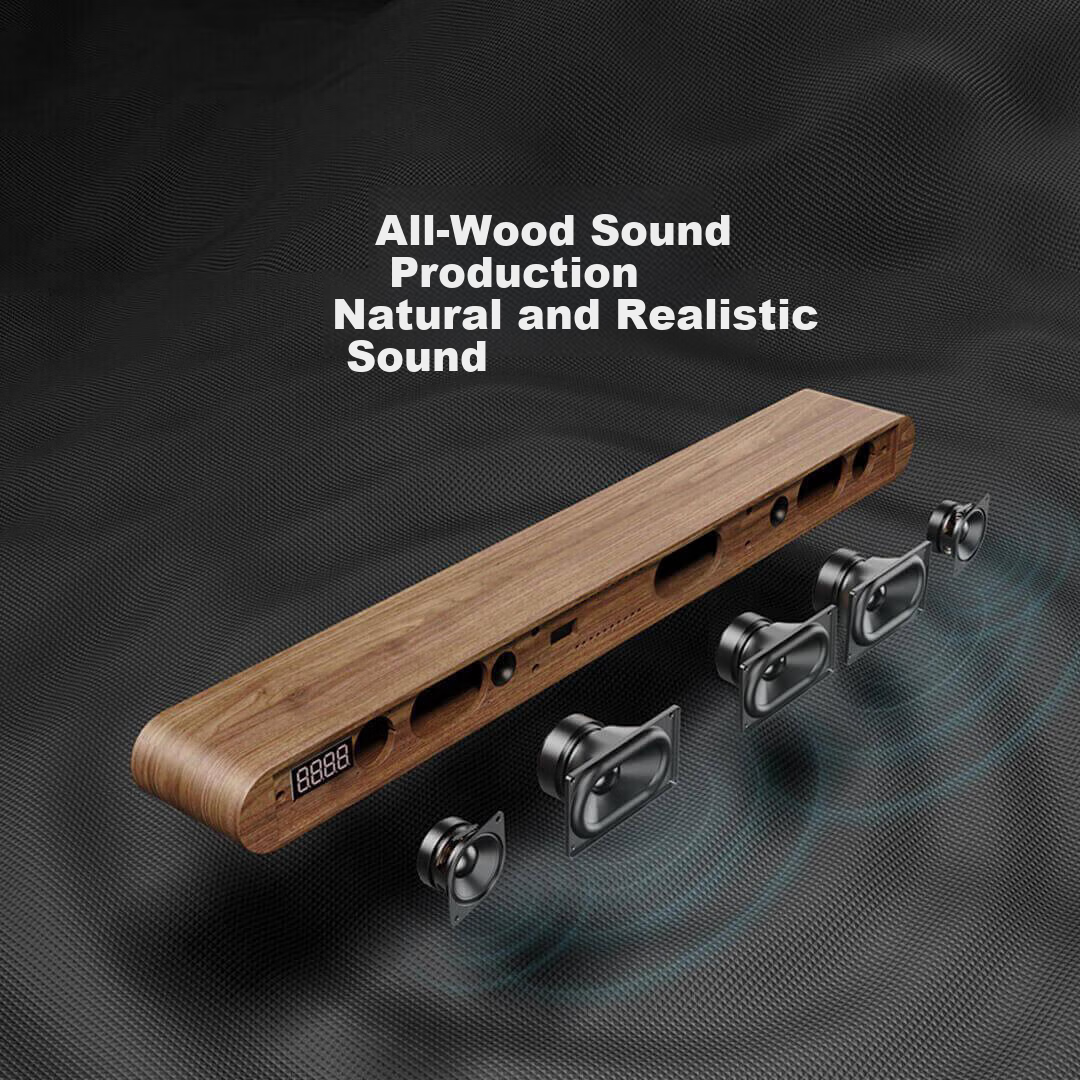 BINNIFA Soundbar TV Speaker, 5.1 Dolby DTS Decoding, Home KTV Package, Surround Sound Home Theater, Karaoke for Living Room, with Microphone