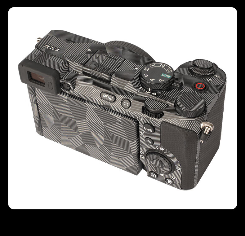 JJC [Imported 3M Material] Transparent Protective Film Skin Sticker for Sony A7C2 A7CII A7C Second Generation A7CR Camera Top Cover Body Accessory 3