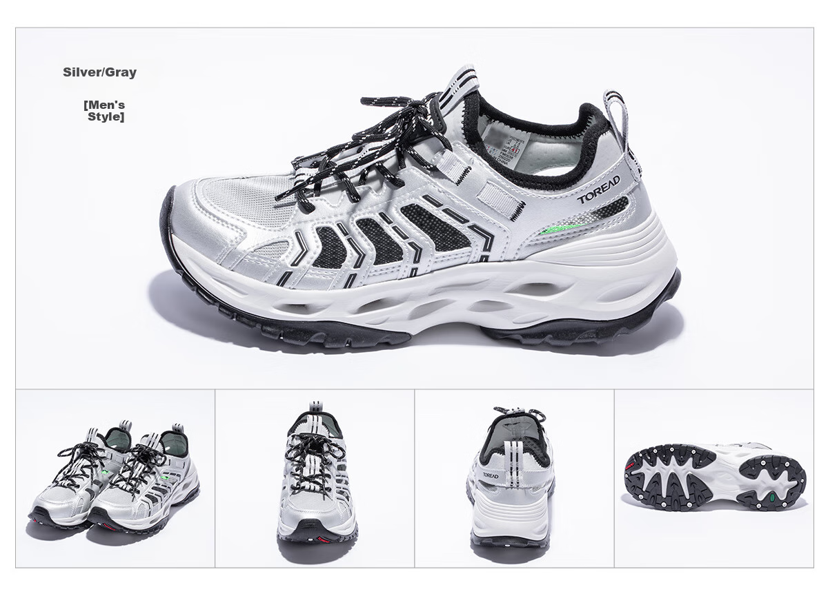 TOREAD Men's Creek Tracing Shoes, Spring And Summer Outdoor Non-Slip Breathable Quick-Drying Beach Shoes, Water Wading Hiking Sandals TFEECN81976 6
