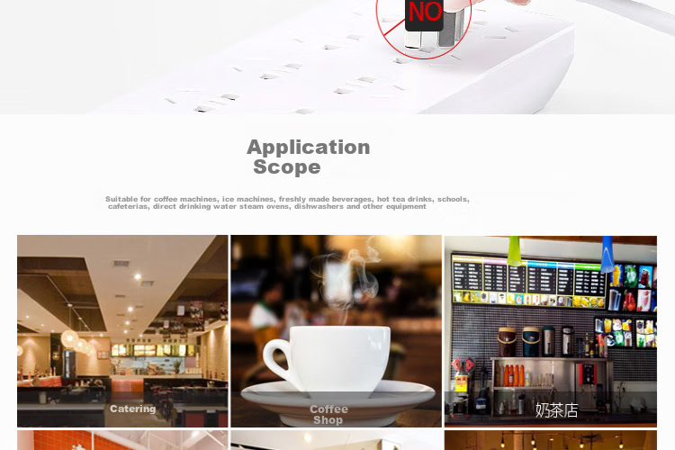 Everpure Coffee Shop/Milk Tea Shop/Chinese Restaurant Direct Drinking Filter Zero Wastewater 5.1L/min 5100L Water Production Commercial Water Purifier MC2 Triple High-End Model 11