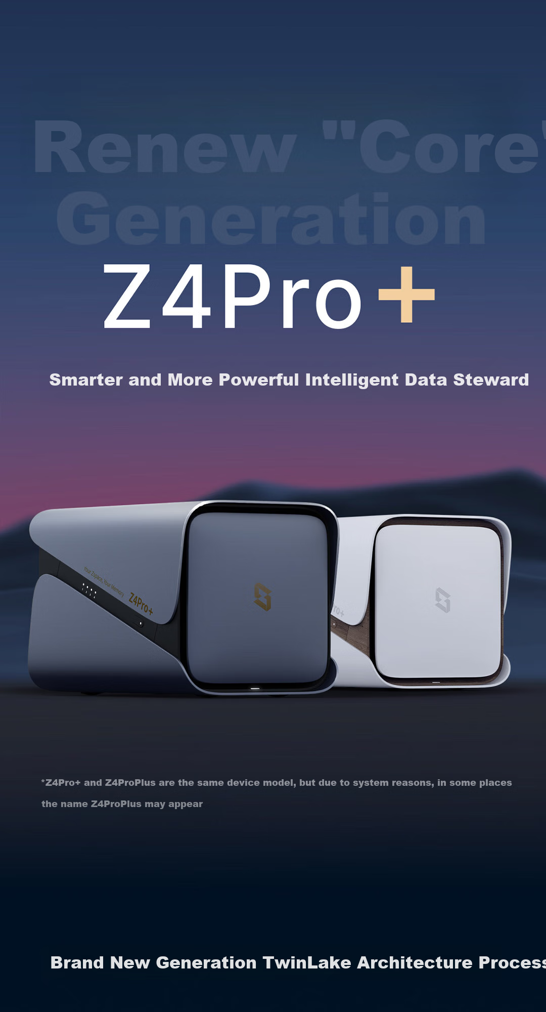 Zidoo Private Cloud Z4Pro+ 8GB 4-Bay NAS Network Storage Smart AI Mobile Tablet Expansion Entertainment Audio-Visual Office (Includes 1 Red Plus 8TB Hard Drive) 1