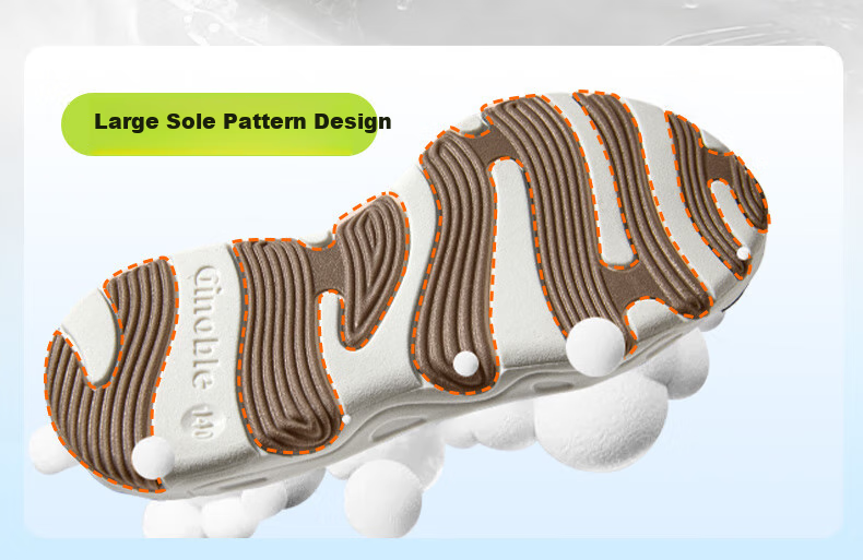 Ginoble Baby Toddler Soft Sole Breathable Sandals Functional Shoes GW1735 White Summer 2025 Unisex 6