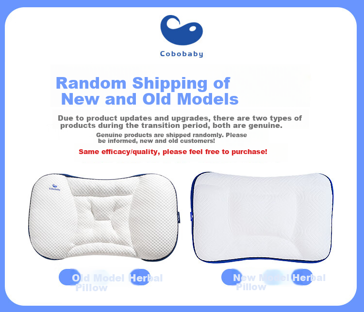 COBOBABY Children's Herbal Pillow with Neck Support, for Ages 1-3, Summer Comfortable Breathable Baby Pillow, Ventilated All Seasons 2