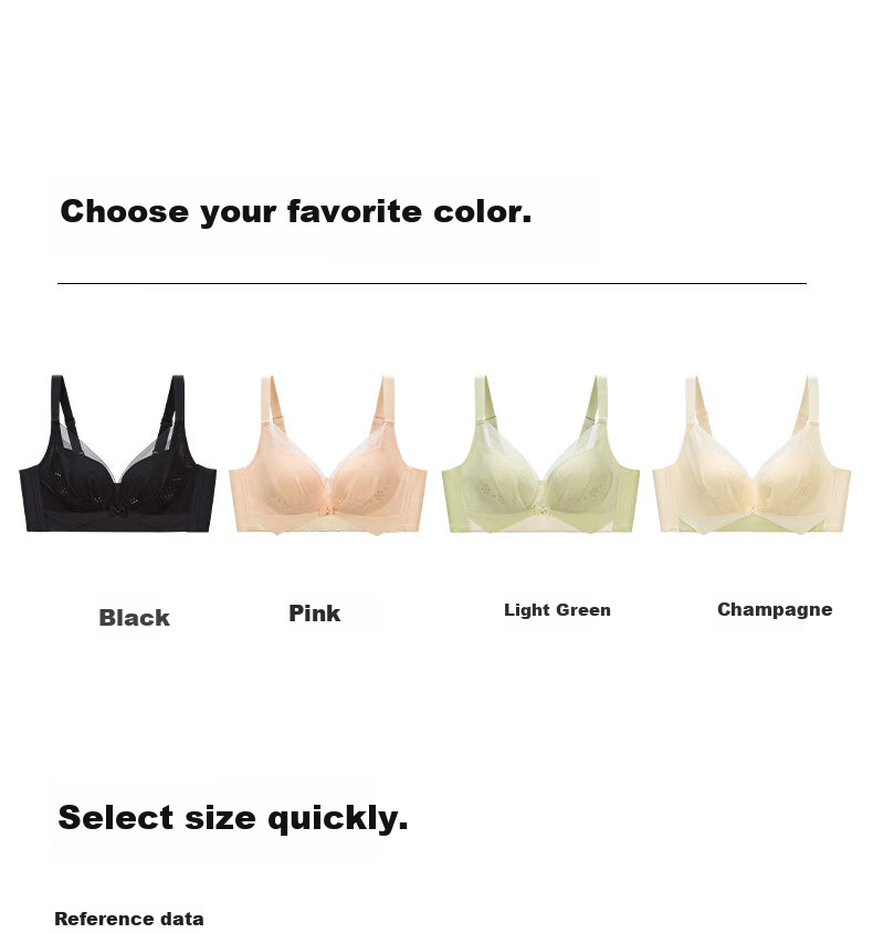 Bandgewoo Push-Up Bra for Women, Pure Desire Lace Seamless Wireless Thin Breathable Anti-Sagging Lift Invisible Brassiere 6