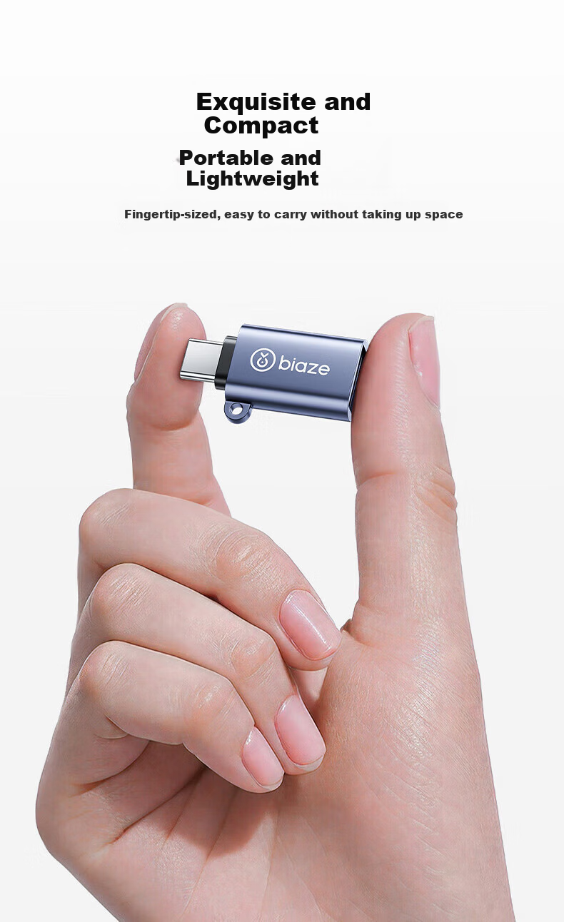 BIAZE Compatible with Apple 17/16/15 Adapter, Type-C Converter, USB3.2 Data Transfer Adapter Cable, OTG Android Phone Huawei External USB Drive, Keyboard And Mouse Car Charger 10