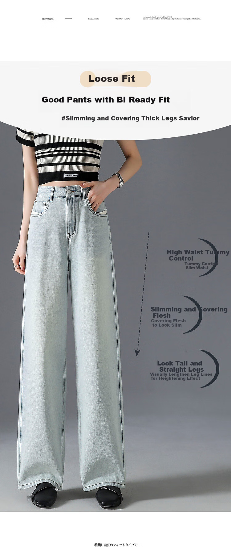 Dme [Juzhengrouwuzhao] Summer Street Style Influencer Fashion Straight-Leg Pants with Patchwork Pockets Cotton Denim Trousers for Wome 3