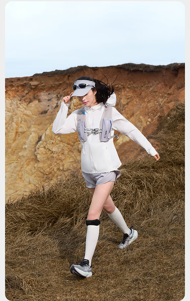 BOSIDENG Summer National Standard Original Yarn Sunscreen Jacket Women UPF100 Outdoor UV Protection Slim Travel Coat 6