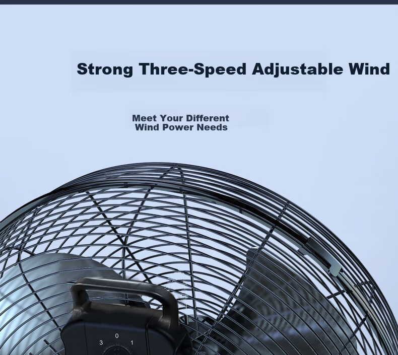 YADU Extra Large Floor Fan Industrial Powerful Cooling Fan High Power Commercial Warehouse Floor Fan 6