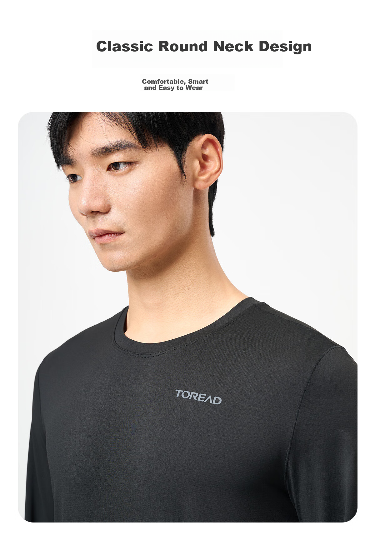 TOREAD Long-Sleeve T-Shirt, Spring And Summer Outdoor Sports Men's Functional Top, Breathable Thin Undershirt, TAJJEN81818 2
