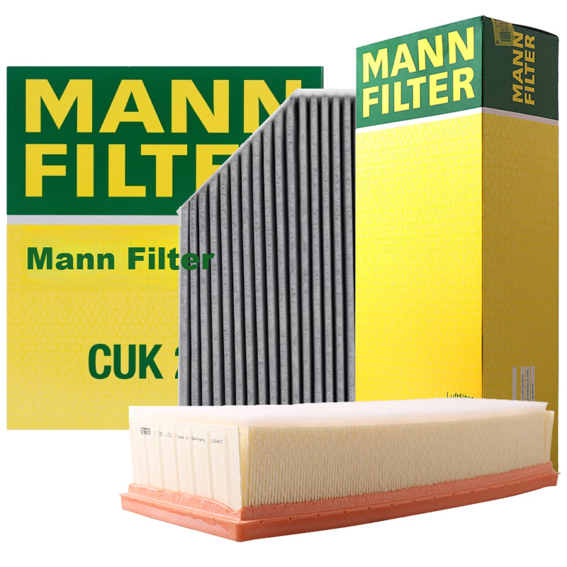 MANNFILTER Filter Set, Air Filter And Cabin Air Filter Compatible with FAW Audi Q5 2.0T, Audi A4L(B8)/Audi Q5A5A4