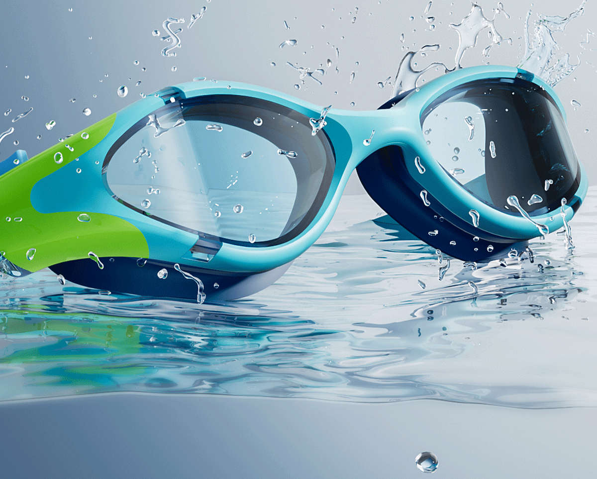 361° Kids Swimming Goggles Youth Professional Training HD Waterproof Anti-Fog Small Frame Swim Goggles for Swimming and Diving 2