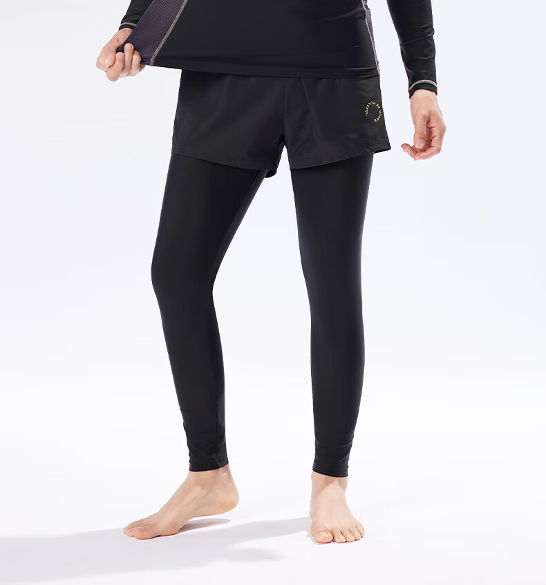 B.Duck Two-Piece Swimsuit for Men, Long-Sleeve Top And Long Pants Set, Sports Swimwear, Beach Surfing Suit, Men's Swimwear Set 4