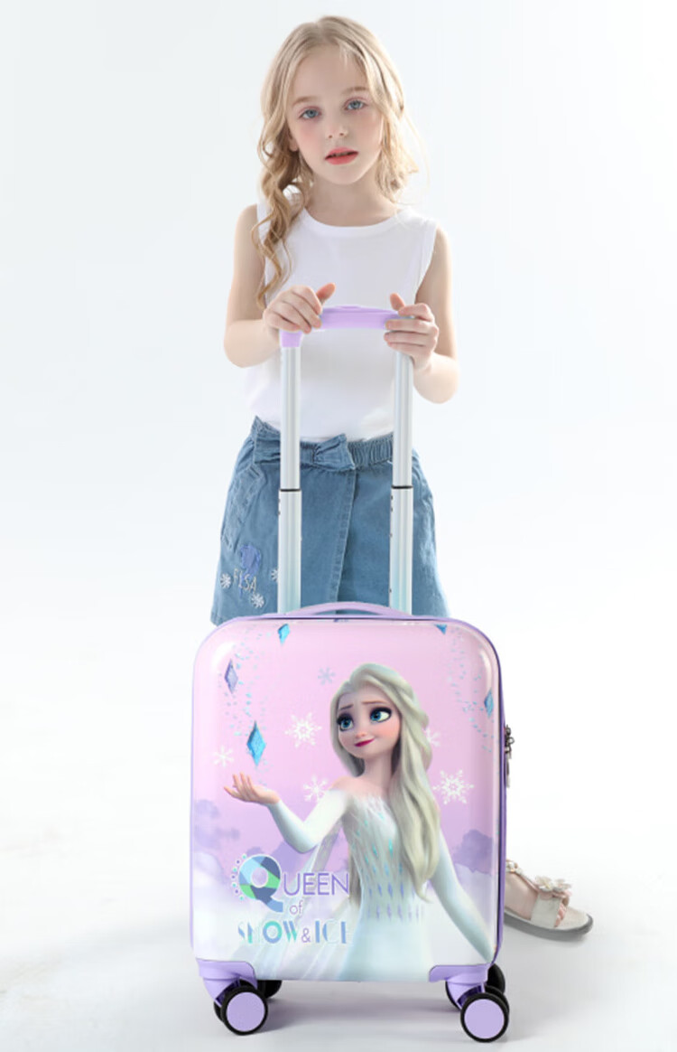 Mesuca X Disney Frozen Children's Luggage, 18-Inch Suitcase, Girls' Single-Sided Cartoon Birthday Gift 15