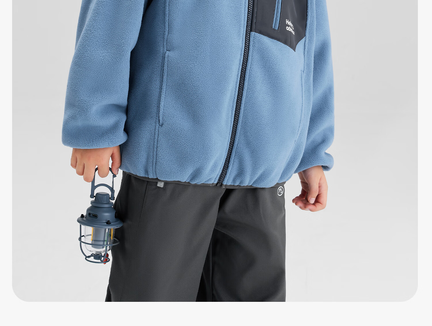 Zuoxi Boys' Fleece Jacket, 2026 New Spring Outerwear, Children's Heat-Resistant Anti-Static Fleece Coat, Blue, Size 150 22