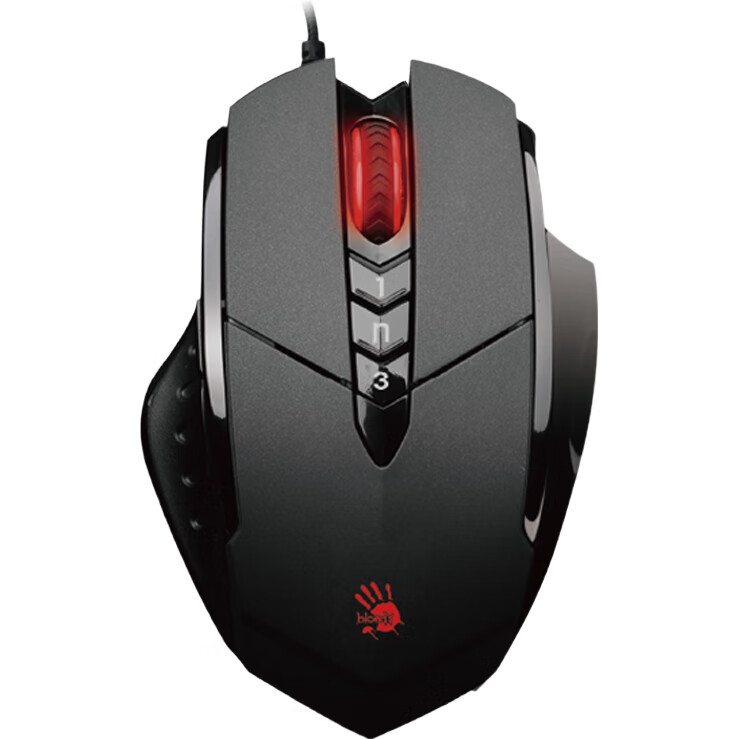 Игровая мышь A4TECH V7M Wired Gaming Mouse, проводная, механическая, для ПК, черная