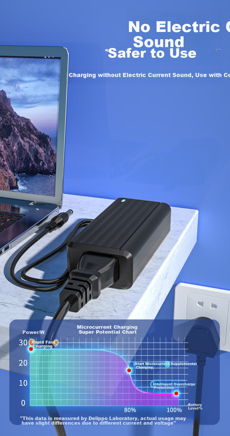Delippo Power Adapter, 12V5A60W, Universal Three-Prong Plug, 12V 4A 4.5A 3.8A, Small Computer Mini Host Monitoring LED LCD Display Charger Cable 2