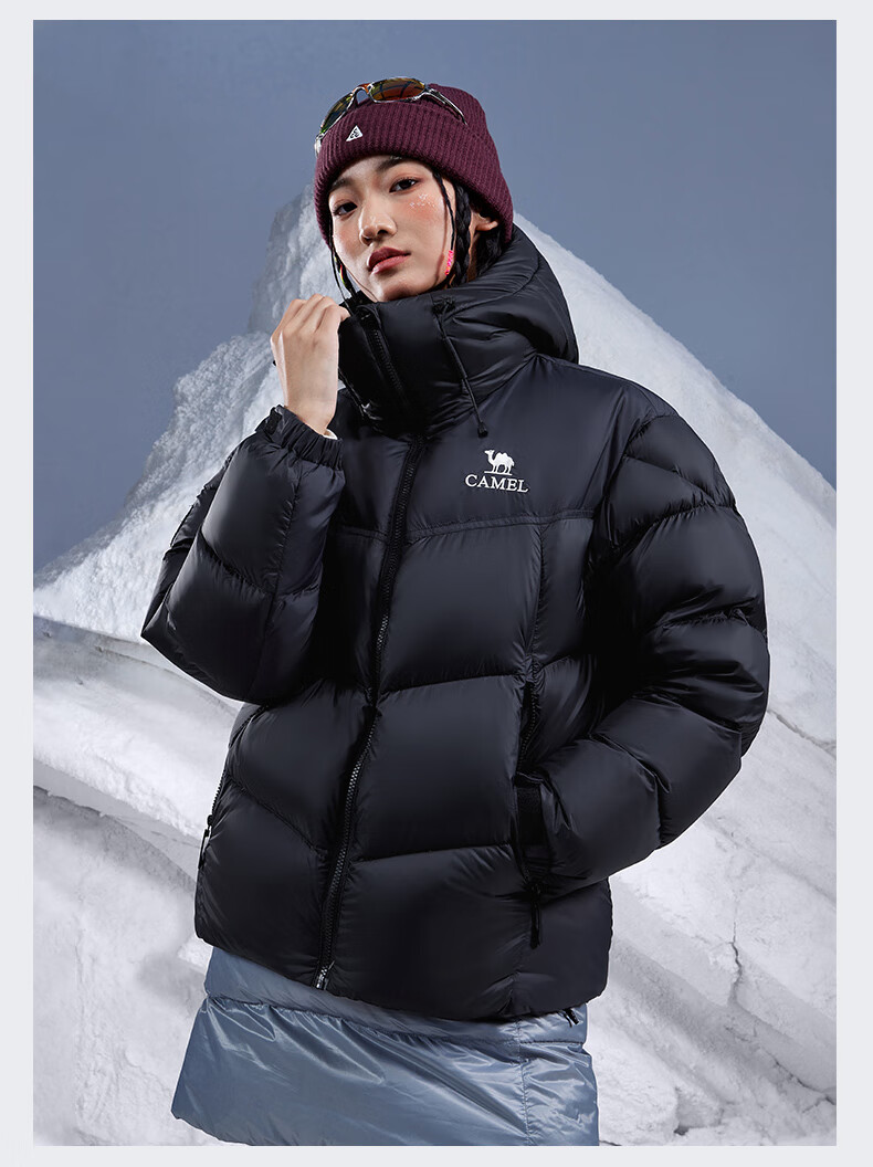 Camel Volcano PRO Goose Down Jacket Dilireba Same Style Unisex Winter Thickened Puffer Down Coat M35CR07101 10