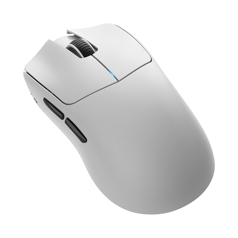 MACHENIKE L9X1 Advanced Lightweight Wireless Mouse Gaming E-Sports Office Wired/2.4G/Bluetooth Tri-Mode PAW3395 1K Polling Rate 53g Lightweight without Holes White