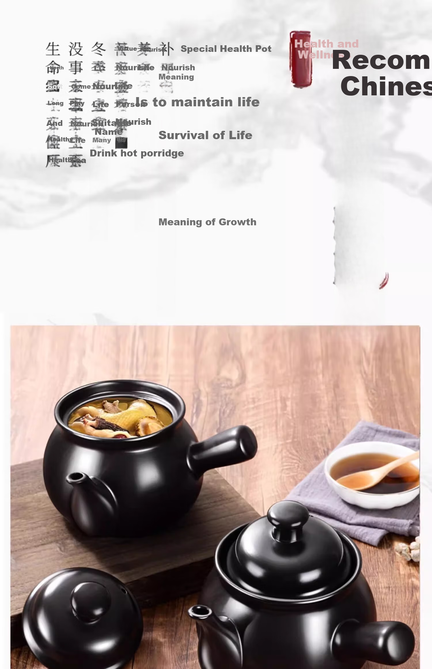 CERAMICS [Lianjiej's Choice] Herbal Medicine Frying Pot 1.8L Ceramic Open Flame Heat-Resistant Traditional Chinese Medicine Pot Health Pot TCM Decoction Pot 13