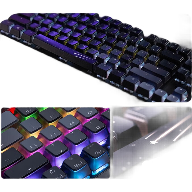 CHERRY MX8.2 Xaga Wireless Keyboard, Bluetooth Tri-Mode Office Mechanical Keyboard, Compatible with MAC System, Three-Transparency PBT Keycaps Customizable Keyboard, New Year Gift
