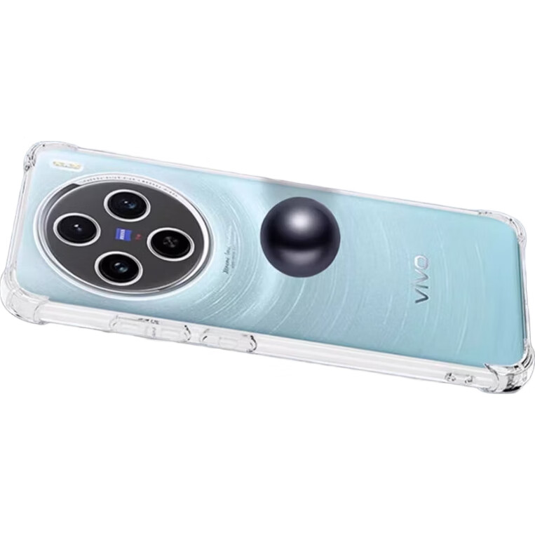 Противоударный чехол MAIKUQI для Vivo X100, защита от падения, прозрачный мягкий ТПУ