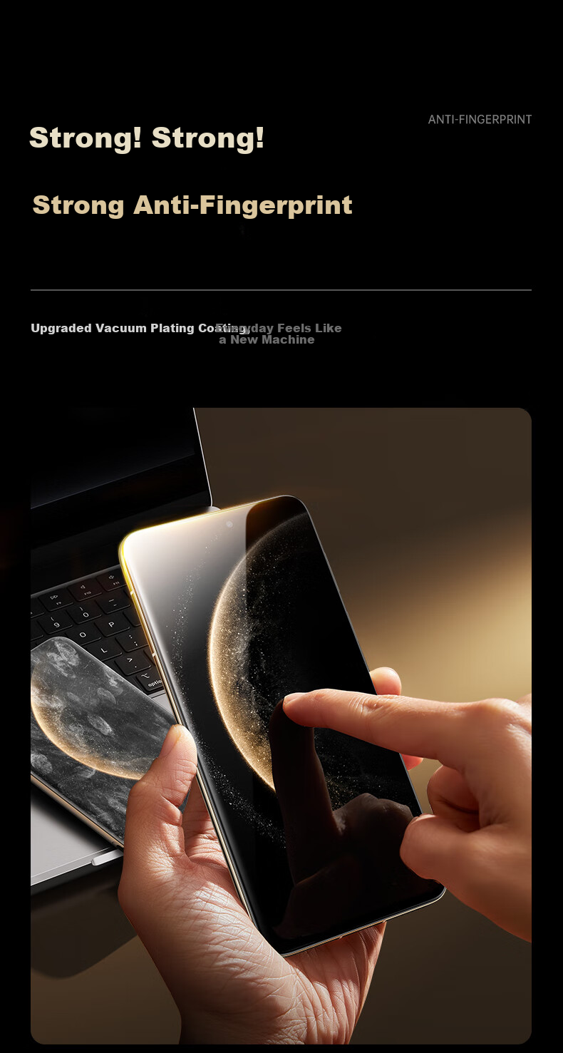 ESR Tempered Glass Screen Protector for Huawei Mate 70, Full Coverage High-Definition Glass Film, Shatterproof Anti-Scratch Full Protection Anti-Fingerprint Protective Film 11