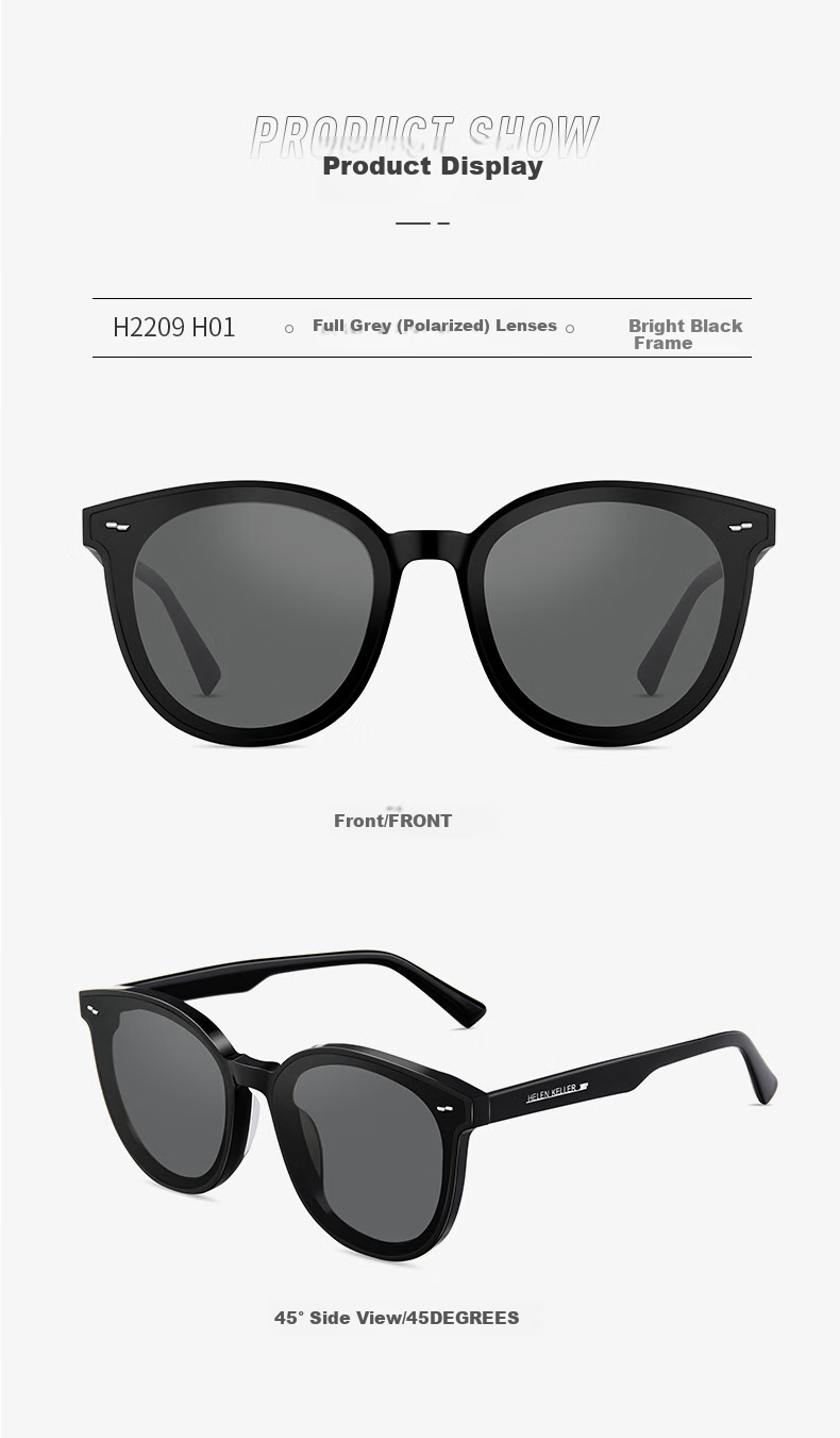 HELEN KELLER Sunglasses for Women, Simple Polarized Sunglasses, Specialized for Driving, UV Protection H2209H01 7