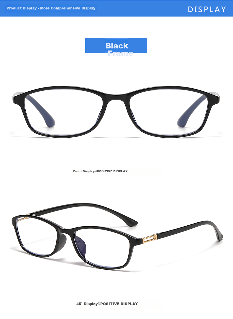 DRATRA Reading Glasses for Men, High-Definition Anti-Blue Light Presbyopic Glasses, Ultra-Light Fashionable Middle-Aged And Elderly Reading Glasses for Phone Use, Hyperopia Glasses 3