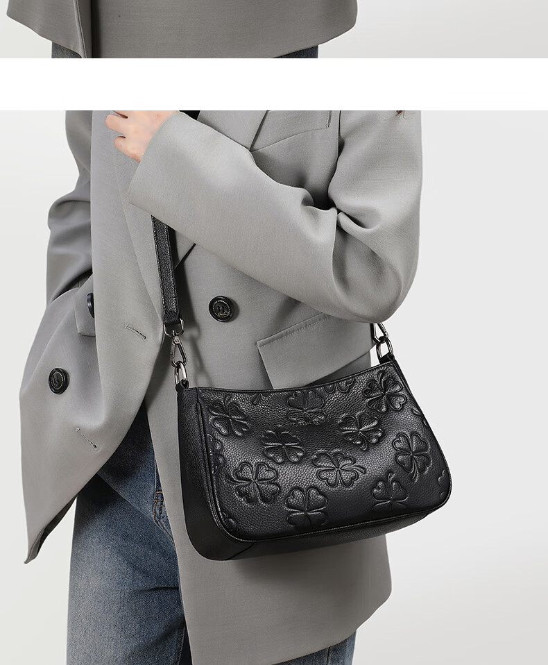 Aiqinghai Leather Handbag, Women's Crossbody Shoulder Bag, Mom Bag, Light Luxury Brand, Birthday And Mother's Day Gift, Practical Present for Mom 3
