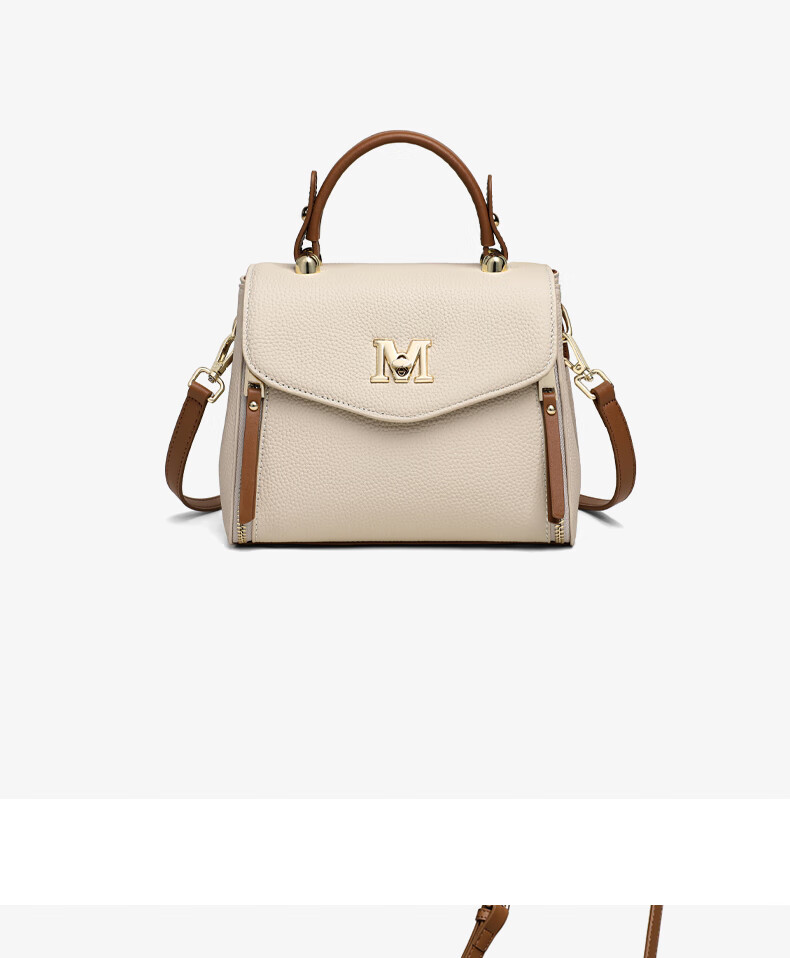 Aiqinghai Women's Handbag, Cowhide Crossbody Bag, Shoulder Tote Bag, Light Luxury Brand, Birthday And Mother's Day Gift, Practical Present for Mom 6