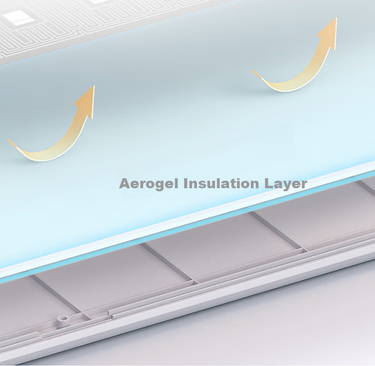 Mijia Xiaomi Food Warming Plate, Heating Tray, Insulated Plate, Heating Table Mat, Tri-Fold Foldable Household Multifunctional Food Warmer, Milk Warmer, Graphene Heating, Glass Surface Plate, Temperature Control Zones 14