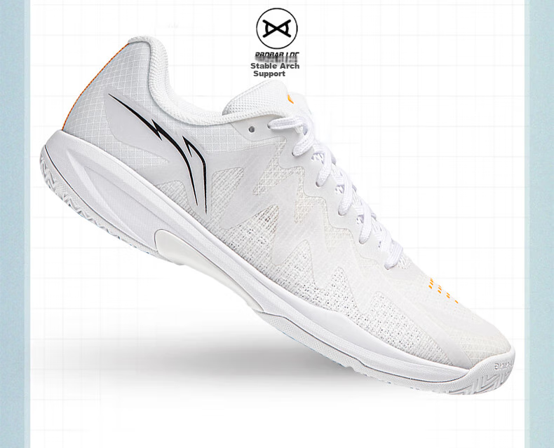 Li-Ning Table Tennis Shoes Ultra Light 1.0 Professional Competition Sports Training Shoes Breathable Non-Slip Shock-Absorbing Unisex White Size 40 2