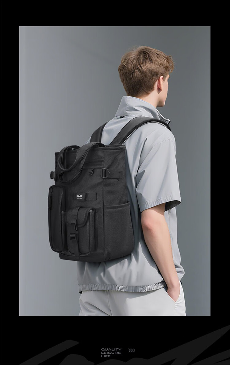 GOLF Backpack for Men, Tennis And Badminton Bag, 15.6-Inch Laptop Backpack, Student Schoolbag, Travel Sports Backpack for Wome 3