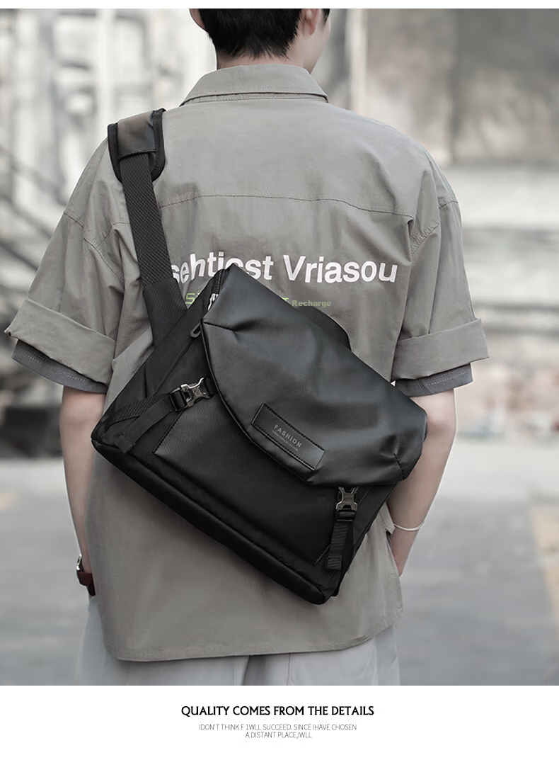 Viney Crossbody Bag, Men's Simple Shoulder Bag, Fashionable Trendy Cycling Messenger Bag, Versatile And Stylish Backpack for Me 10