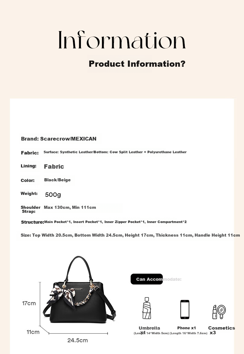 MEXICAN Handbag for Women, 2026 Cowhide Light Luxury Tote Bag, Shoulder Bag, Mom Bag, Valentine's Day Gift for Wife Or Girlfriend 8