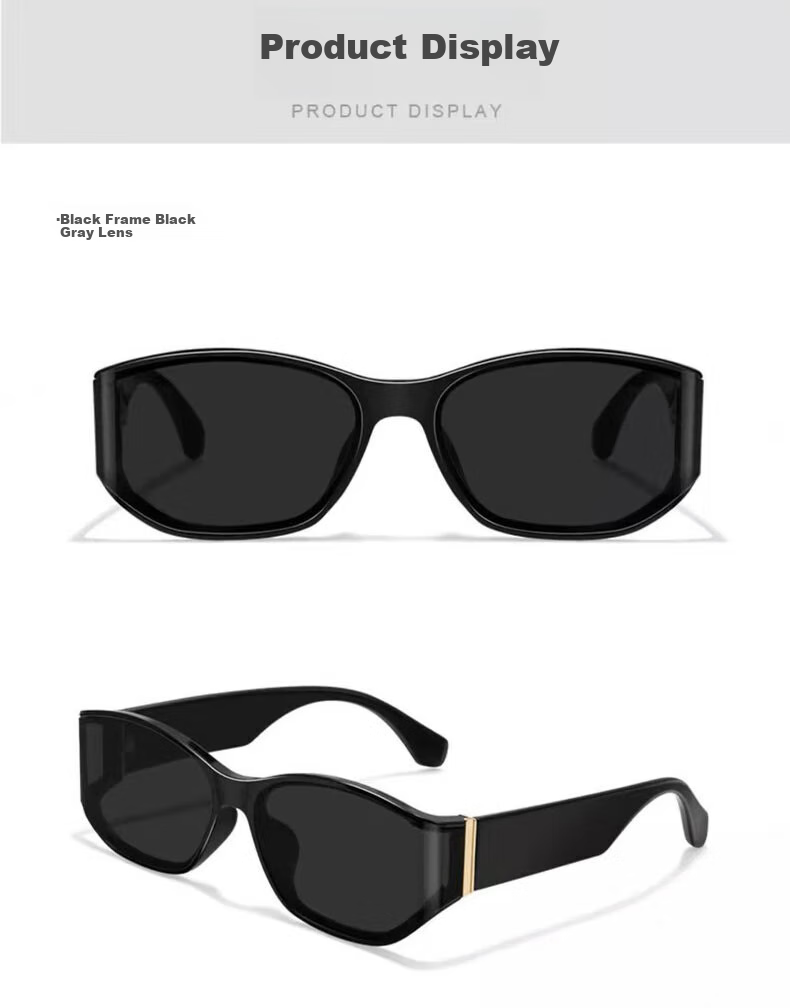 AMORAYS Retro Cat Eye Sunglasses for Women, New High-End Style, Sun Protection, Face-Slimming, Face-Shaping, Black Sunglasses for Wome 13