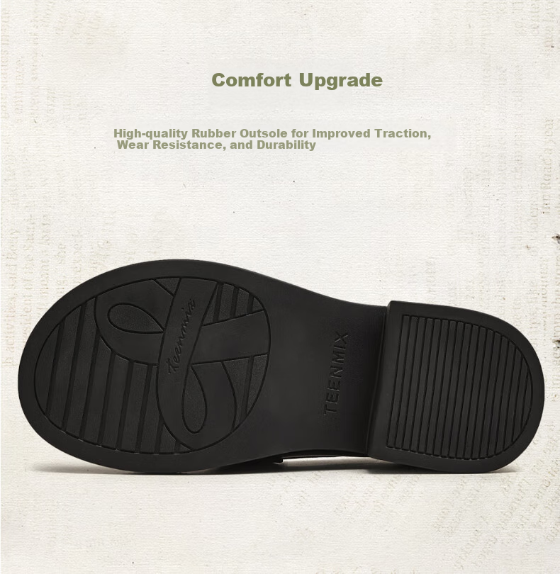 TEENMIX Thick-Soled Loafers, Women's Flats, Same Style As in Shopping Malls, Commuter Leather Shoes 10