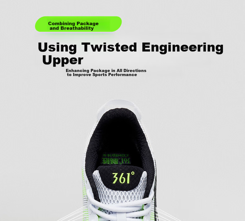 361° Men's Badminton Shoes, Zhansheng PRO Professional Shock-Absorbing Non-Slip Wear-Resistant Training Shoes for Men, 672524402-1 7