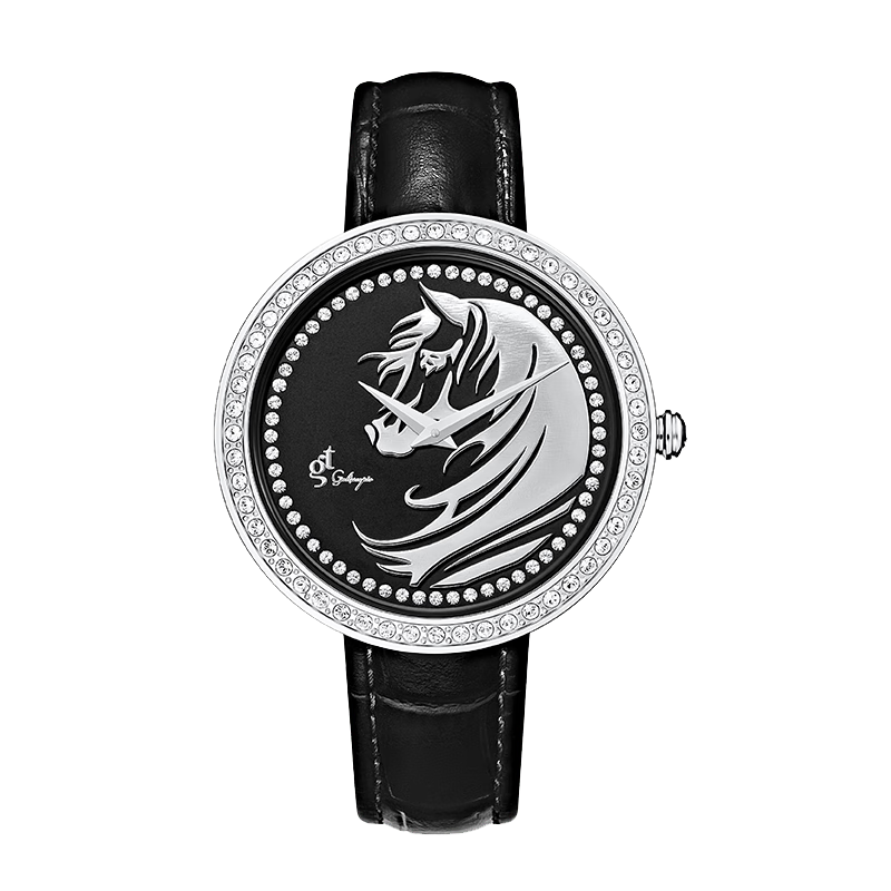 Galtiscopio European And American Watch, Horse Head Fashion Light Luxury Women's Wristwatch, Crystal Quartz Watch for Women, Gift for Girlfriend on Holidays