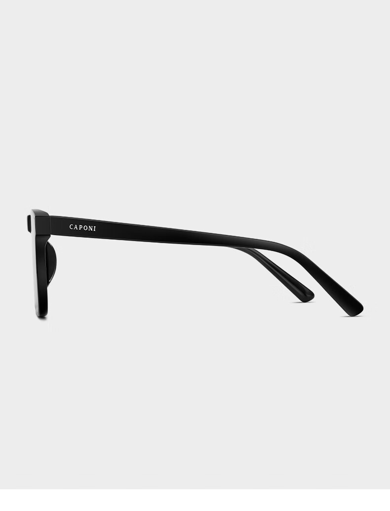 CAPONI Men's Large Face HD Nylon Polarized Driving Sunglasses UV Protection Large Frame Slimming 14