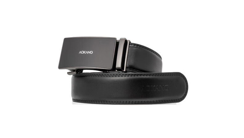 Aokang Men's Belt, Business Casual Automatic Buckle Leather Waist Belt, Birthday Gift for Husband 2