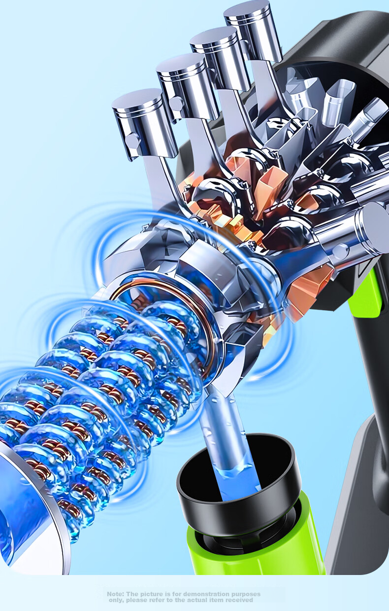 WITGOER Car Wash Machine Water Spray Gun, High-Pressure Household Pump, High-Power Lithium Battery Electric Wireless Powerful Cleaning, Portable Pressure Booster 12
