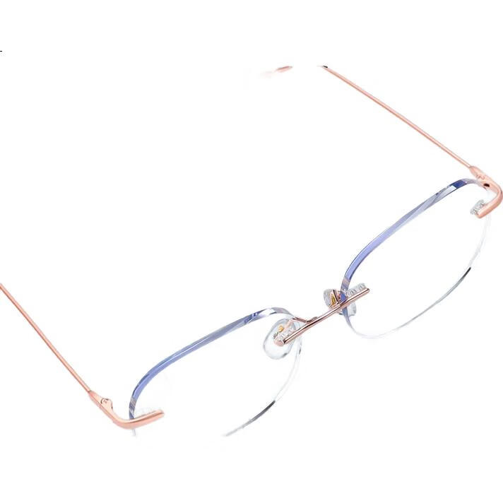 Очки Molake Ultra-Light Titanium, без оправы, антибликовые, золотая оправа, для коррекции зрения, унисекс