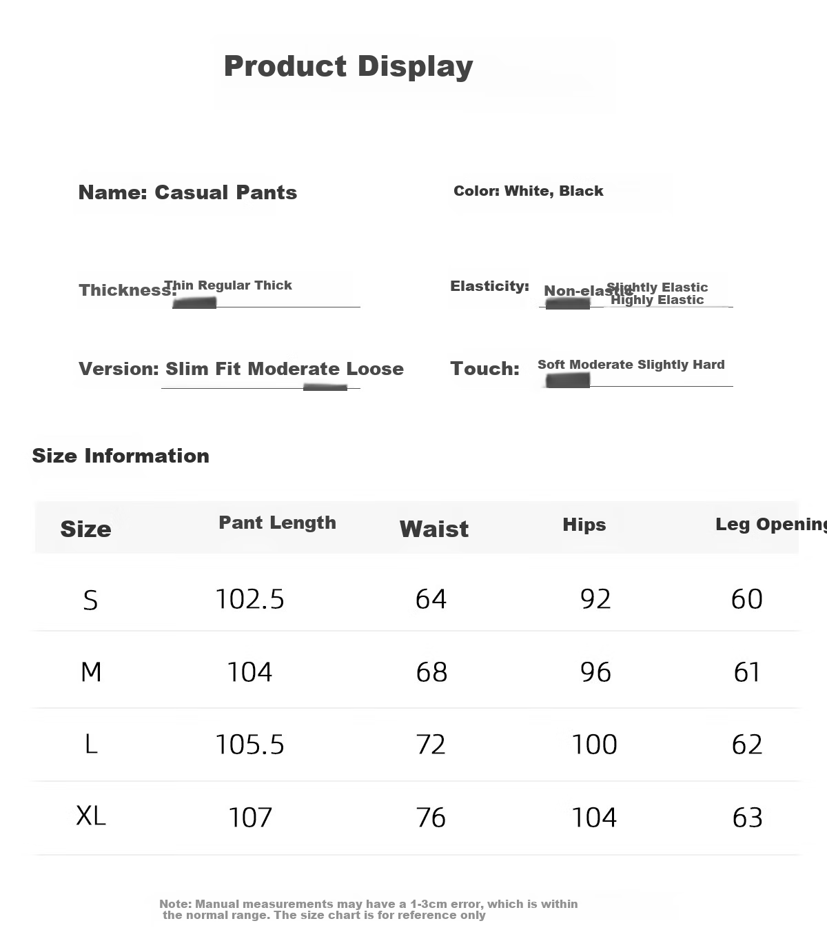 Chushen Spring And Summer Wide-Leg Pants for Women, High-Waisted, Height-Increasing, Straight-Leg, Loose-Fitting, Slimming, Relaxed Casual Long Pants S52X062 8