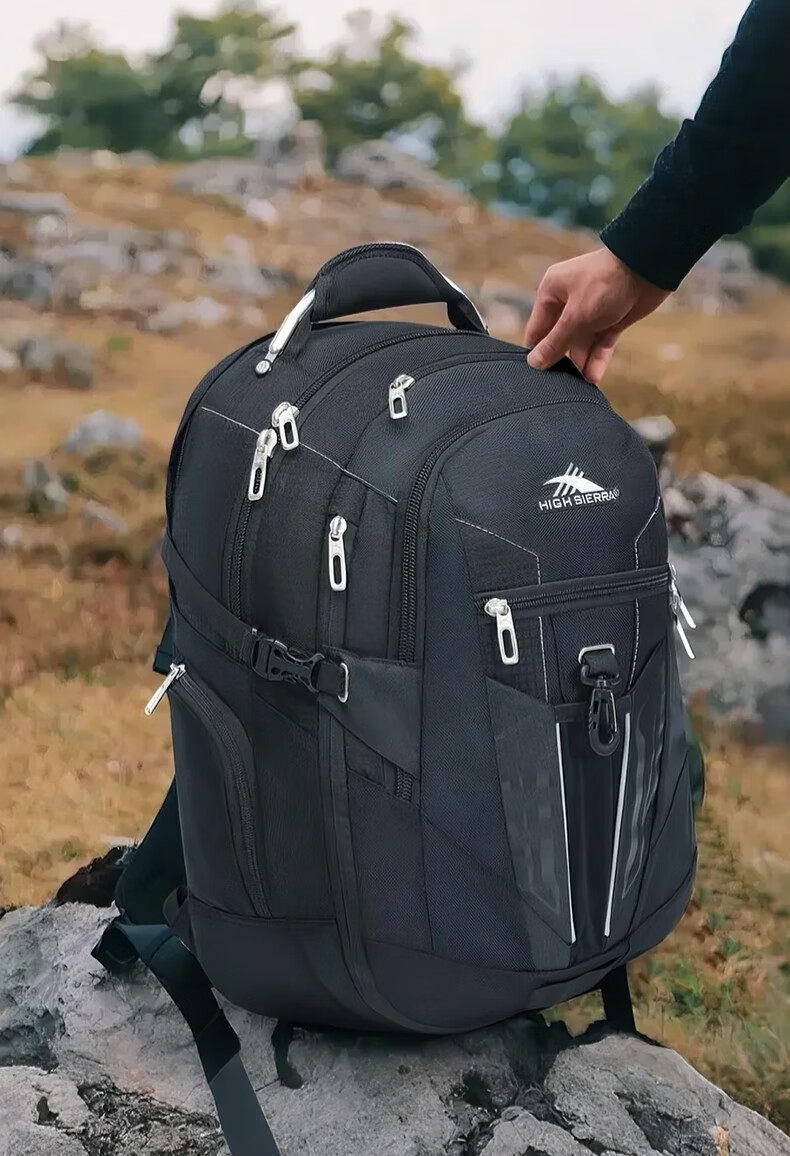 High Sierra Backpack, 37L Large Capacity, Weight-Reducing System, New Xueli Durable And Scratch-Resistant Outdoor Hiking Travel Bag 9